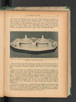 Kostbares altes Schreibgeschirr aus Meißener Porzellan. [...]