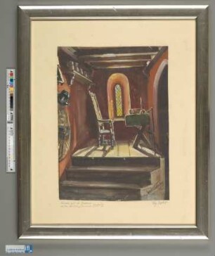 Nische auf der Galerie in der Rüstungskammer Wartburg
