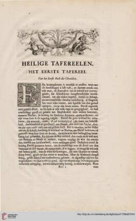 Van het Eerste Boek der Chroniken