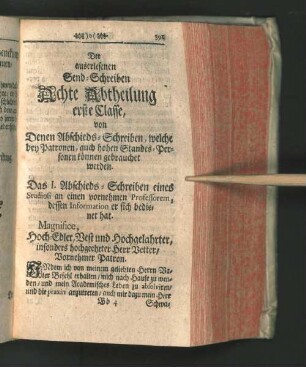 Achte Abtheilung
