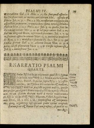 Enarratio Psalmi Quarti