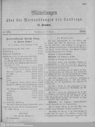 170. Sitzung