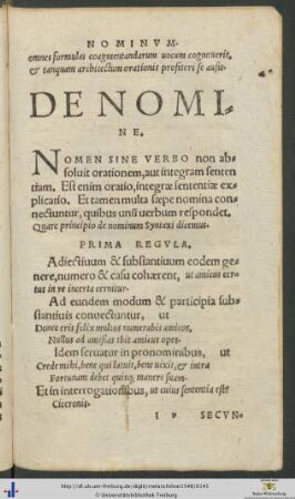 De Nomine