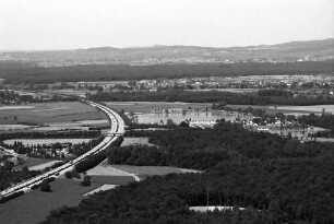 Hochdorf: Autobahnabschnitt, Freiburg Mitte - Nord, Richtung Nord