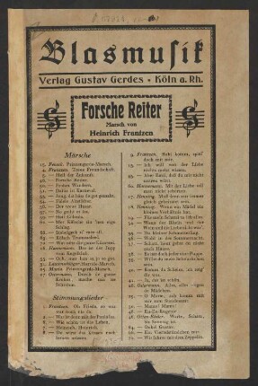 Forsche Reiter : Marsch
