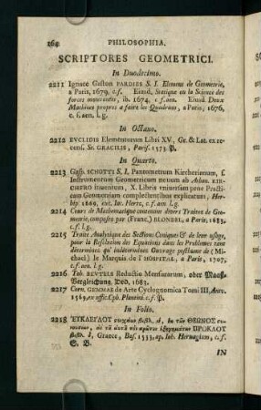 164-178, Scriptores geometrici - Scriptores artis pictoriae et sculptoriae