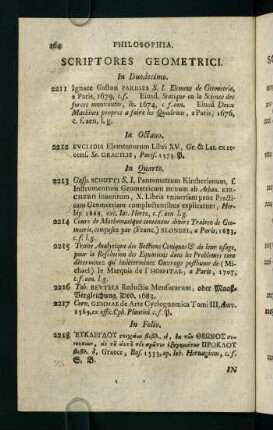 164-178, Scriptores geometrici - Scriptores artis pictoriae et sculptoriae