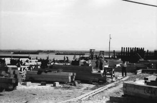 Braila: Blick über den Holzbearbeitungsplatz