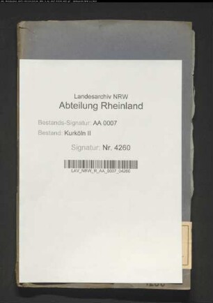 Transsumpte von Urkunden betr. die Grafschaft Neuenahr