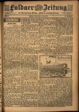 Zweite Ausgabe vom Montag, den 06. Mai 1901.