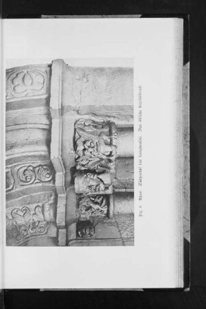 Fig. 8. Ahus. Südportal des Langhauses. Das östliche Kapitälband.