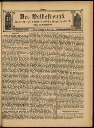 Ausgabe vom Sonntag, den 20. März 1910.