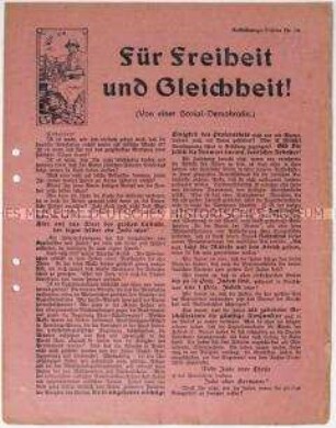 Antisemitisches Flugblatt der Deutschen Erneuerungs-Gemeinde