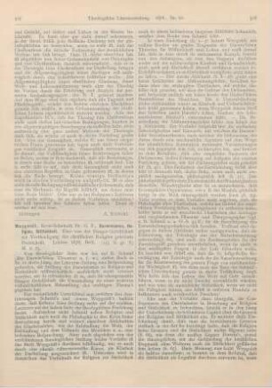 517-520 [Rezension] Weygoldt, G. P., Darwinismus, Religion, Sittlichkeit