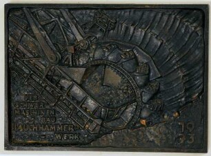 Plakette VEB Schwermaschinenbau Lauchhammerwerk