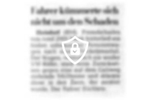 Fahrer kümmerte sich nicht um [Name maskiert]