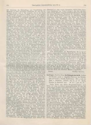 274-279 [Rezension] Vaihinger, Hans, Die Philosophie des Als Ob