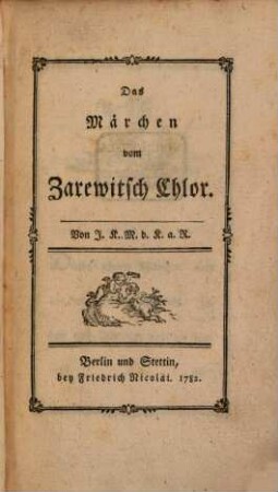 Das Märchen vom Zarewitsch Chlor