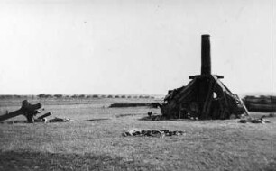 Falkenhain. Bockmühle, während des Abbruchs, 23.8.1936, Repro