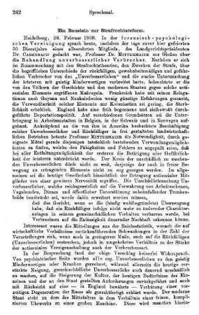 242-243, Ein Baustein zur Strafrechtsreform