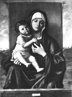 Die thronende Jungfrau mit dem Kind
