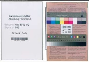 Entnazifizierung Sofie Schenk , geb. 22.04.1902 (Kaufmaennische Angestellte)