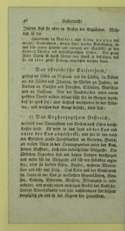 Das östreichische Kaiserthum