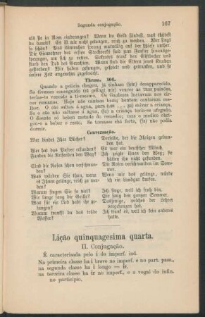 Lição quinquagesima quarta. - [Segunda] Conjugação.