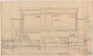 Technische Universität Berlin Elektrotechnische Institute, 2. Bauabschnitt: Schnitt C-C 1:50