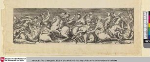 [Der zweite Kampf der römischen Kavallerie gegen Soldaten zu Fuß; Le second combat de cavaliers romains, contre des soldats à pieds]
