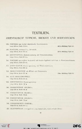 Textilien (Nr. 238-335)