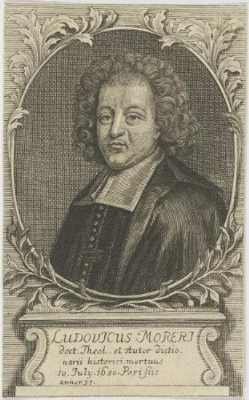 Bildnis des Ludovicus Moreri