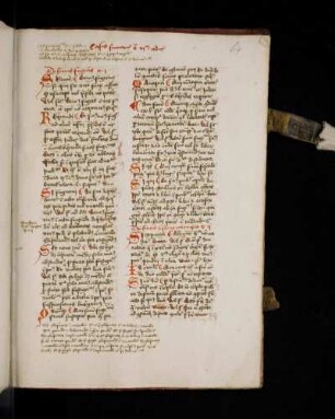 Bartolus de Saxoferrato (?): Casus summarii sexti libri codicis Iustiniani. Casus summarii supra sextum codicis