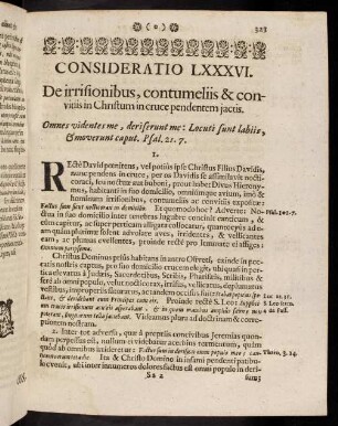 323-333, Consideratio LXXXVI - LXXXVIII