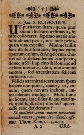 Flores Quotidiani Sive Sanctorum Castitatis amantium exempla : Per singulos anni dies Collecta Et Castorum Hominum Imitationi Proposita