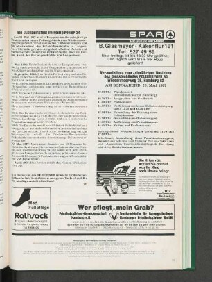 Ein Jubiläumsfest im Polizeirevier 34