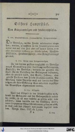 XI. Hauptstück.
