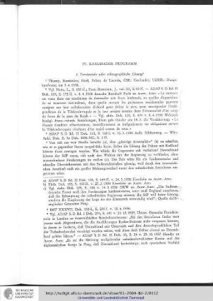 IV. Karlsbader Programm