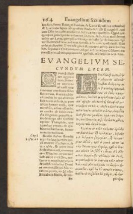 Evangelium Secundum Lucam.