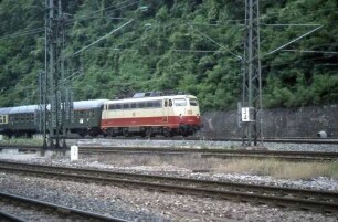 Stuttgart Nord Ferngleis Lok 112 312 D UIC-X-Wagen