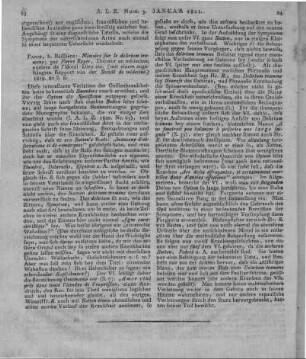 Rayer, P. F. O.: Mémoire sur le délirium tremens. Paris: Baillière 1819