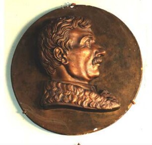 Viktor von Meyenburg: Johann Gottfried Seume (Porträtmedaillon)