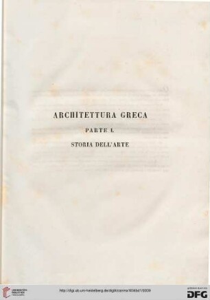 Parte I: Storia dell'arte