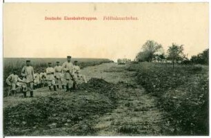 Deutsche Eisenbahntruppen. Feldbahnunterbau