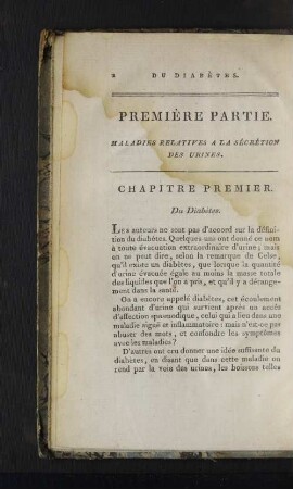 Première Partie.