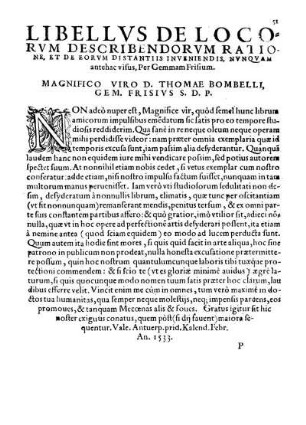 Regionvm et Locorvm descriptio.