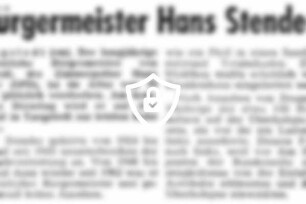 Bürgermeister [Name maskiert] +