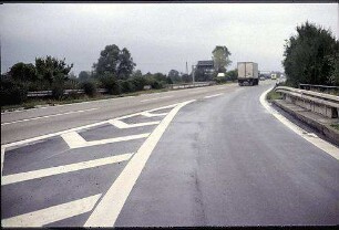 Einfahrt Ost zu Hauptfahrbahn Ost (Basel Richtung Karlsruhe)