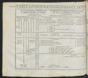 Tabula Conjugationum Regularium