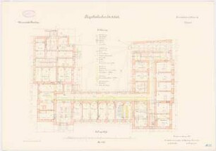 Universität Breslau Physikalisches Institut: Grundriss Kellergeschoss 1:100